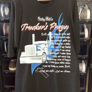 2024 Billy Hill f1lthy Truckers Prayer t shirt 3XL Super RARE Warren Lotas AP730